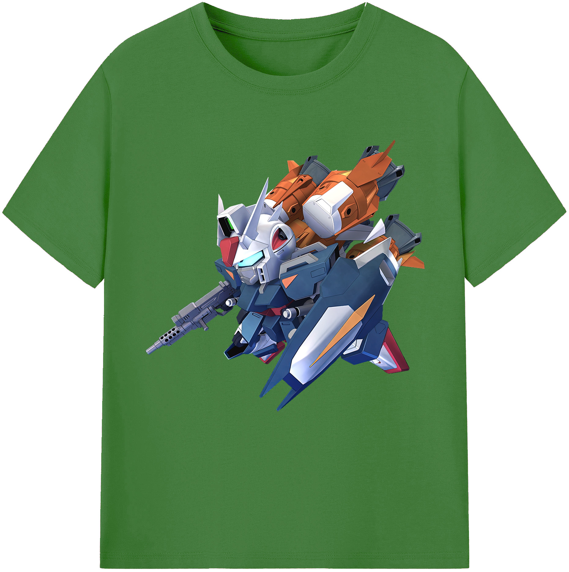 （画像用） 機動戦士ガンダム Mobile Suit Gundam レディースカジュアルプリントTシャツ（綿100％）